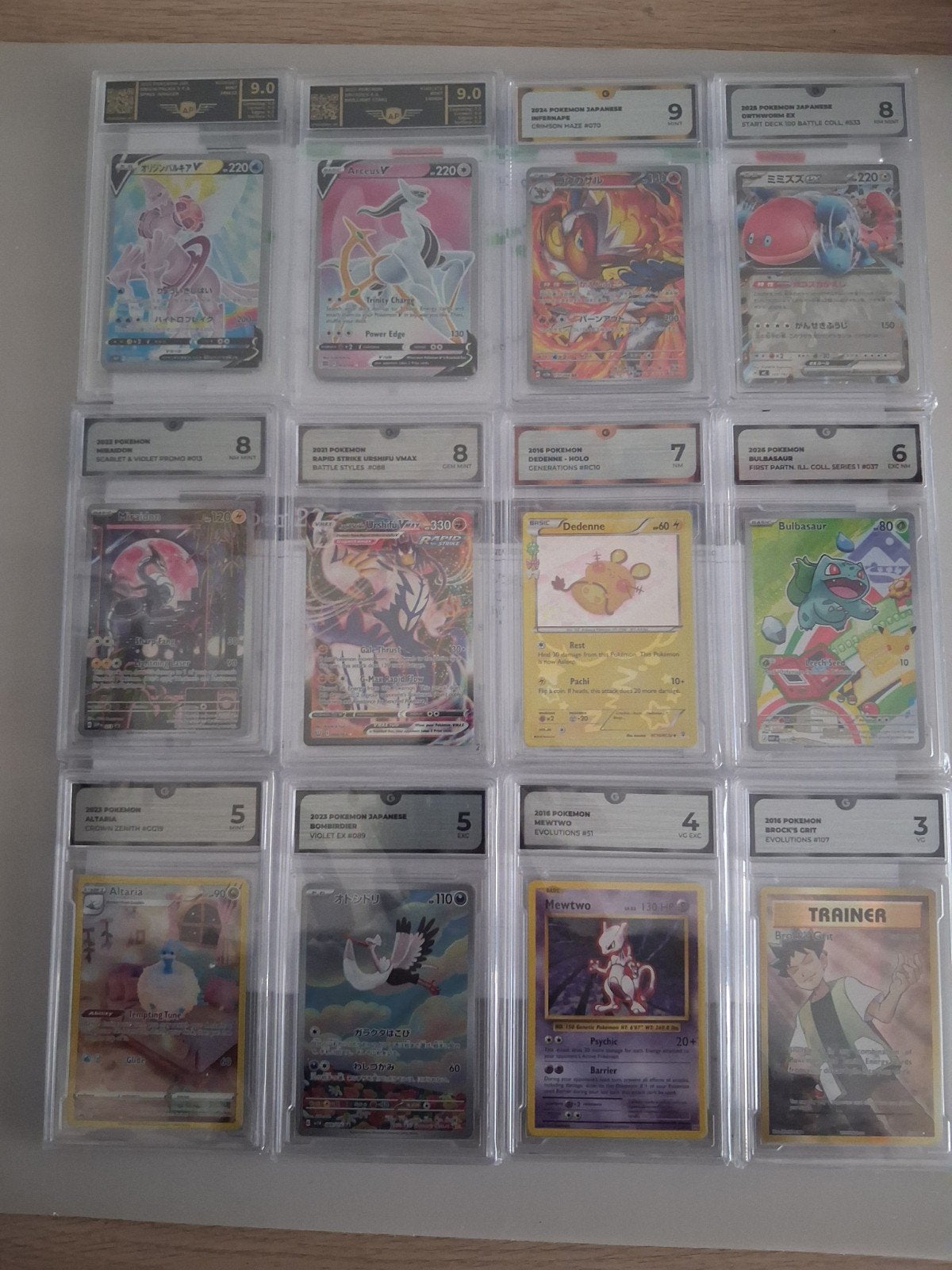 Diverse Pokémon kaarten collectie - Graded, Hobby en Vrije tijd, Ophalen of Verzenden, Gebruikt, Meerdere kaarten