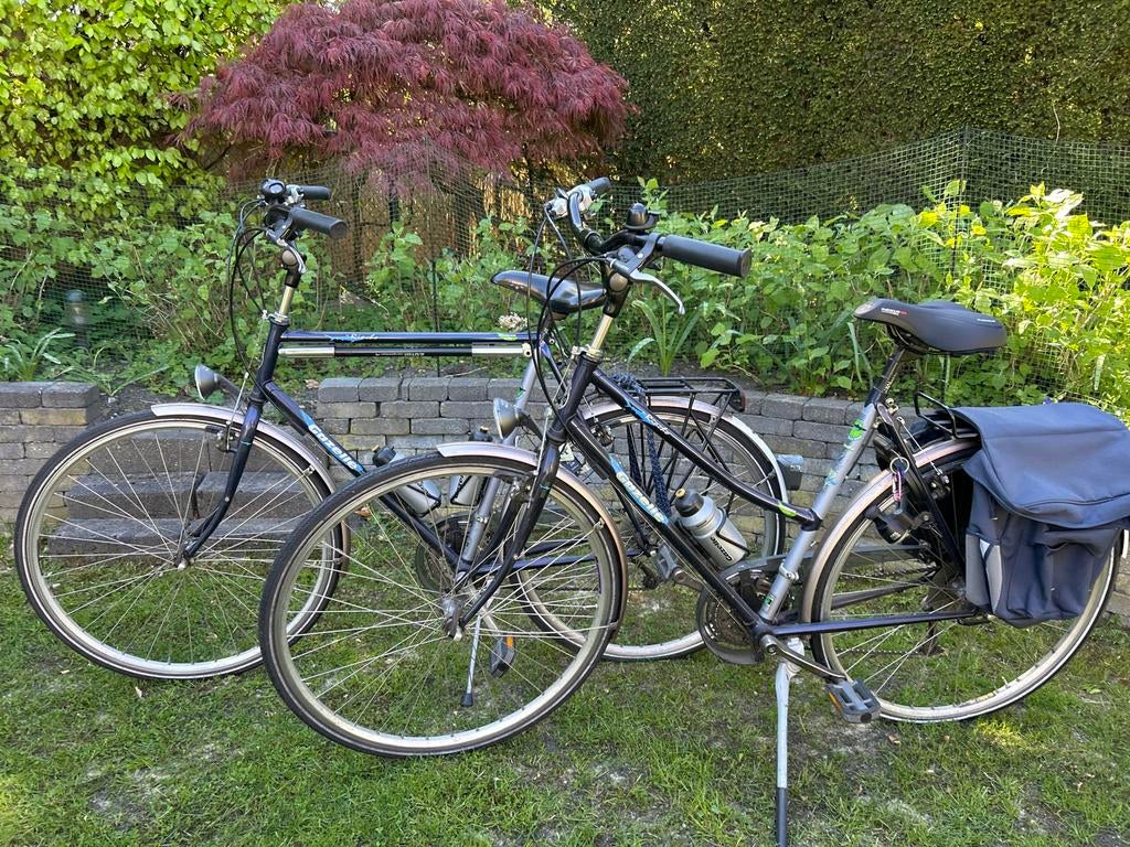 Gazelle Hybride Fiets Riacho Dames en Heren - 21 Versnelling, Fietsen en Brommers, Fietsen | Dames | Damesfietsen, Ophalen, Velgrem