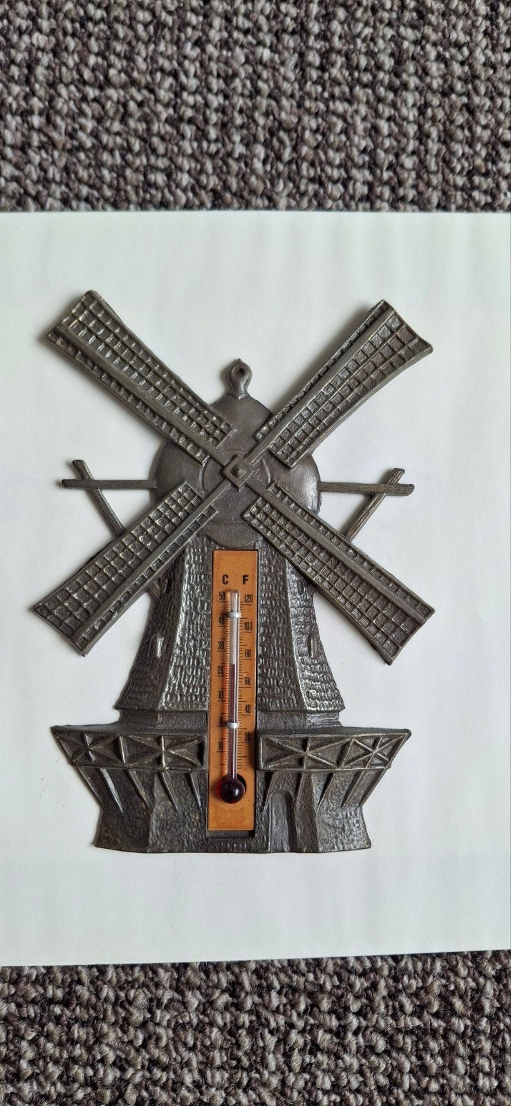Decoratieve Molen Thermometer - Vintage Stijl, Ophalen of Verzenden, Gebruikt