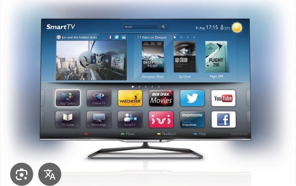 Philips 47PFL7008 12 Smart TV 47” Ambilight LED defect, Audio, Tv en Foto, Televisies, Ophalen, Philips, LED, 100 Hz