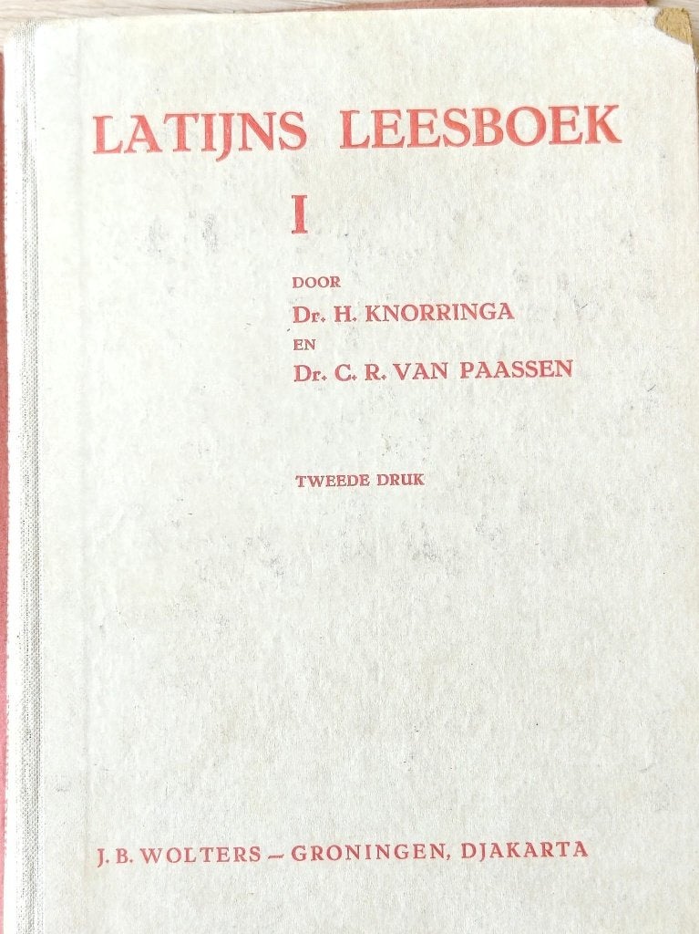 Latijns leesboek 1, Gelezen, Ophalen of Verzenden, H. Knorringa / C.R. van Paassen, Latijn