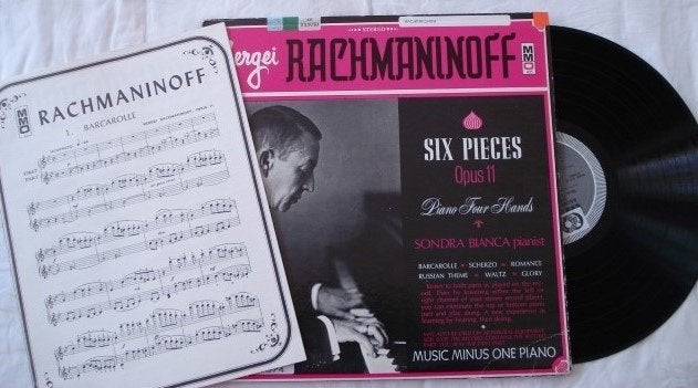 Sergei Rachmaninoff - Sondra Bianca - Six pieces, LP, Gebruikt, Ophalen of Verzenden, Inclusief boekje