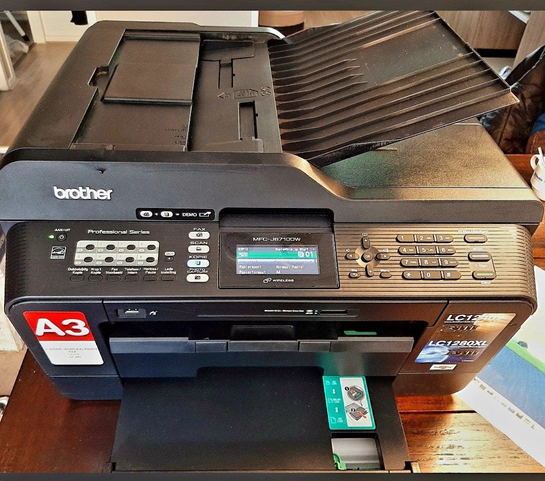 Brother MFC-J5710DW A3 All-in-one Printer, Computers en Software, Printers, Ophalen, Gebruikt, Inkjetprinter, All-in-one