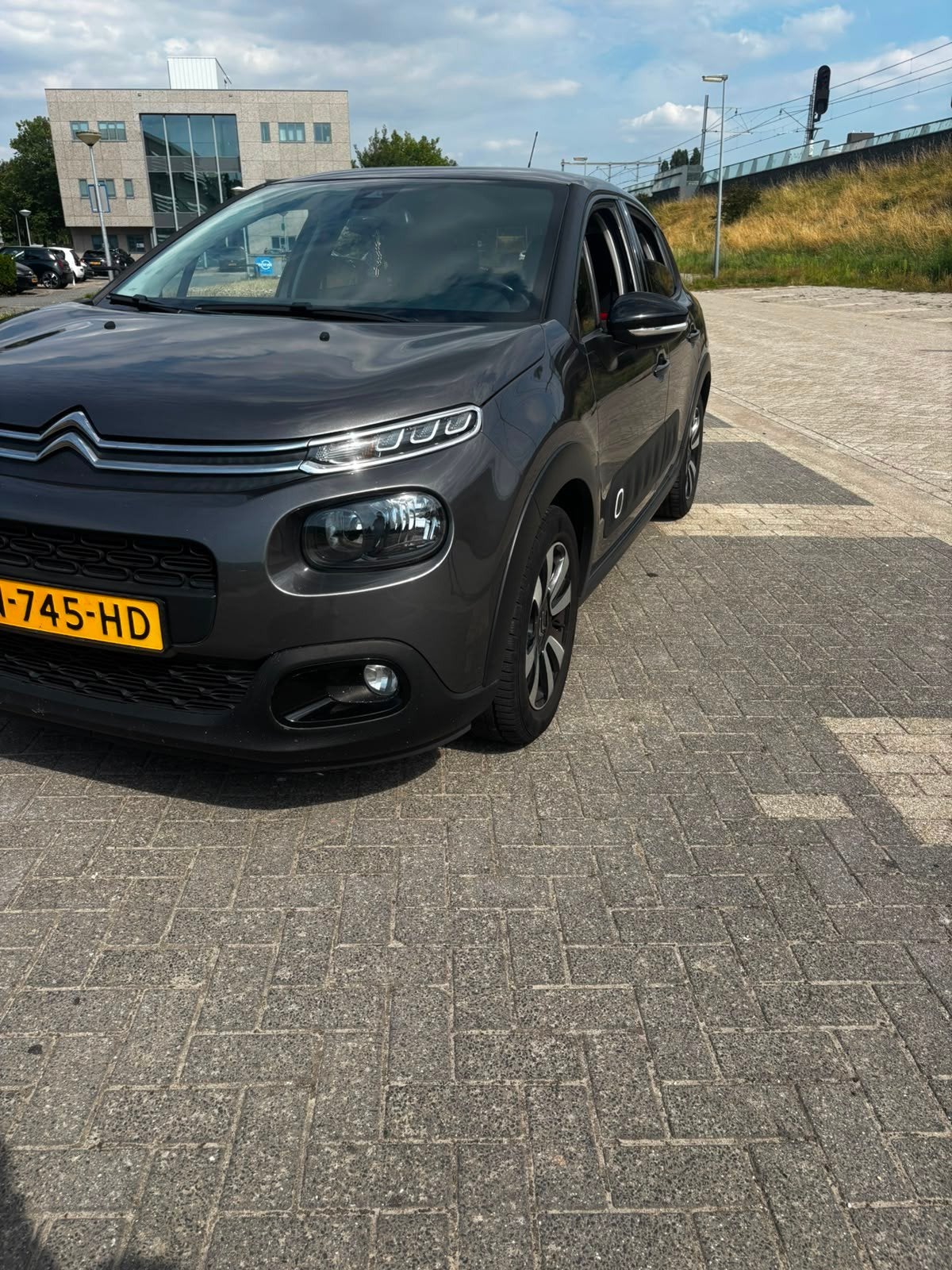 Citroën C3 1.2 Puretech 82pk 2018 Grijs, Auto's, 450 kg, 40 €/maand, 1199 cc, 450 kg