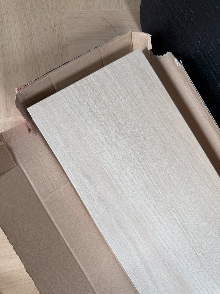Eiken Houten Keramische Vloeren 120x20cm, 8mm, Doe-het-zelf en Verbouw, Ophalen, 60 cm of meer, Nieuw, Minder dan 20 cm