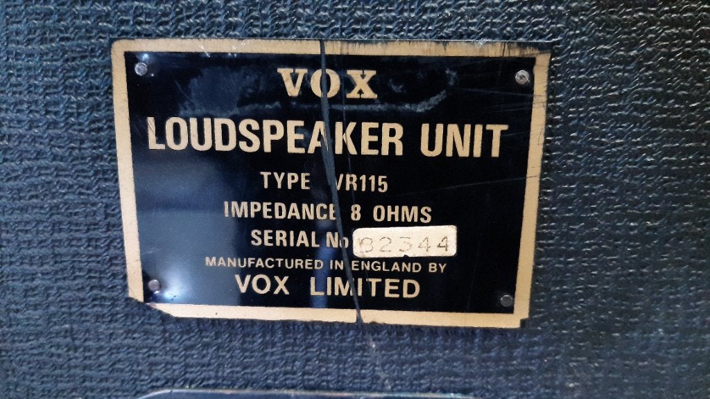 Vox AC 50 JMI + VR115 speaker unit, Ophalen, Gebruikt, Basgitaar, Minder dan 50 watt