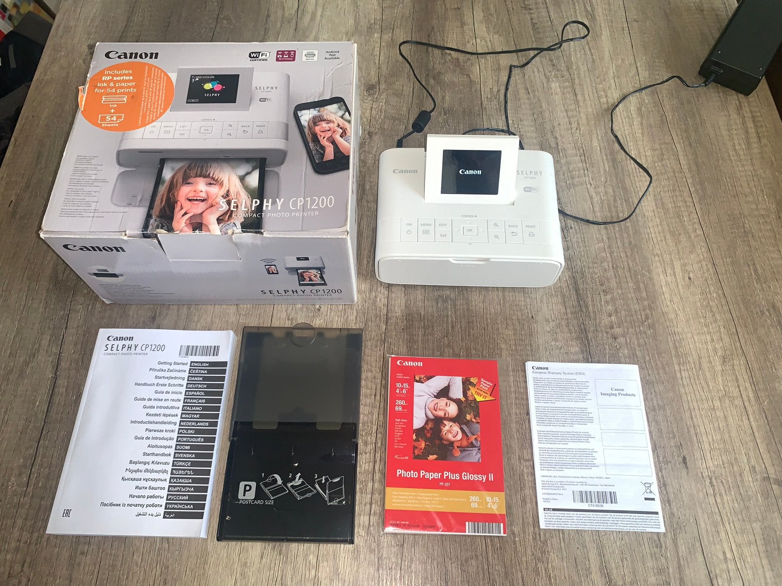 Canon Selphy CP1200 Compact Fotoprinter - voor onderdelen, Fotoprinter, Verzenden, Kleur printen, Niet werkend