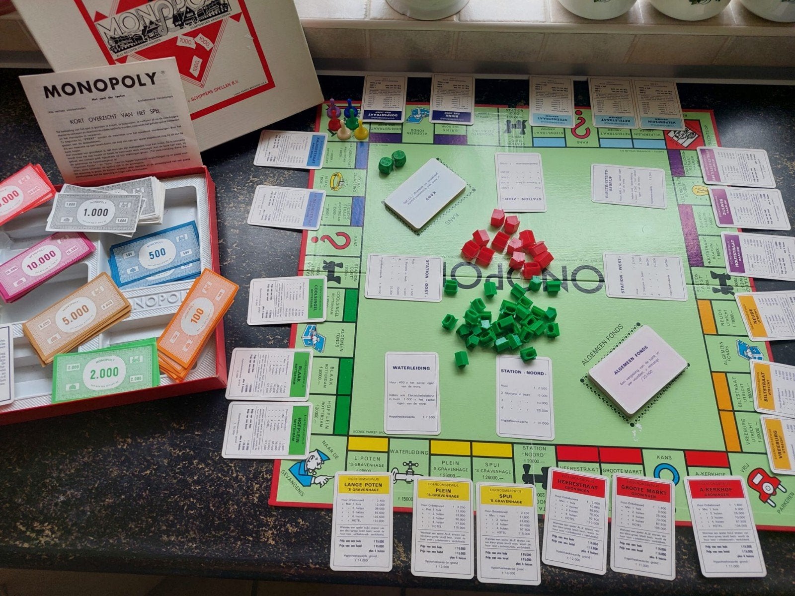 Compleet gulden mobopoly, Hobby en Vrije tijd, Gezelschapsspellen | Bordspellen, Drie of vier spelers, Ophalen of Verzenden, Zo goed als nieuw
