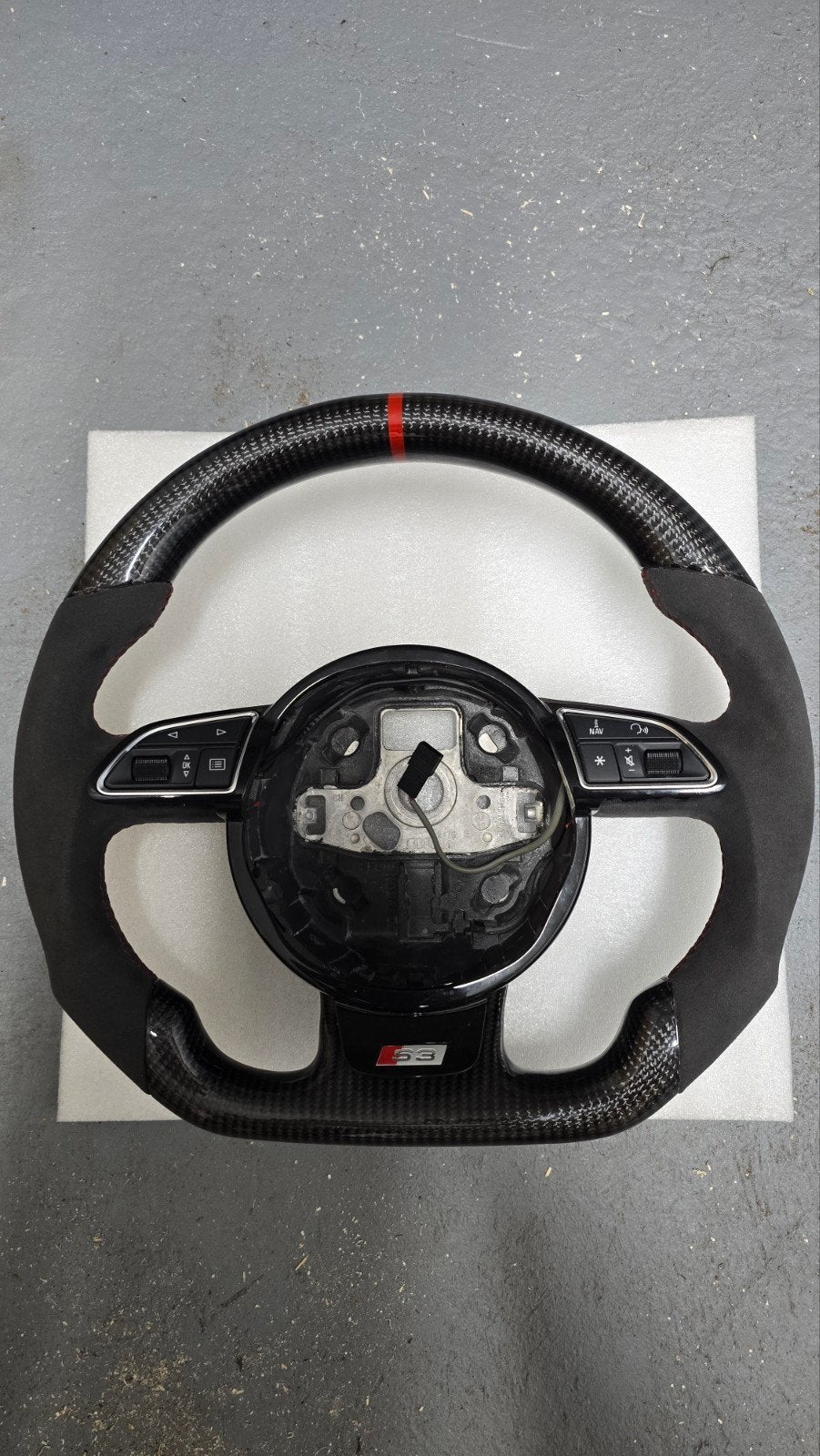 carbon alcantara stuur audi, Ophalen of Verzenden, Gebruikt, Audi