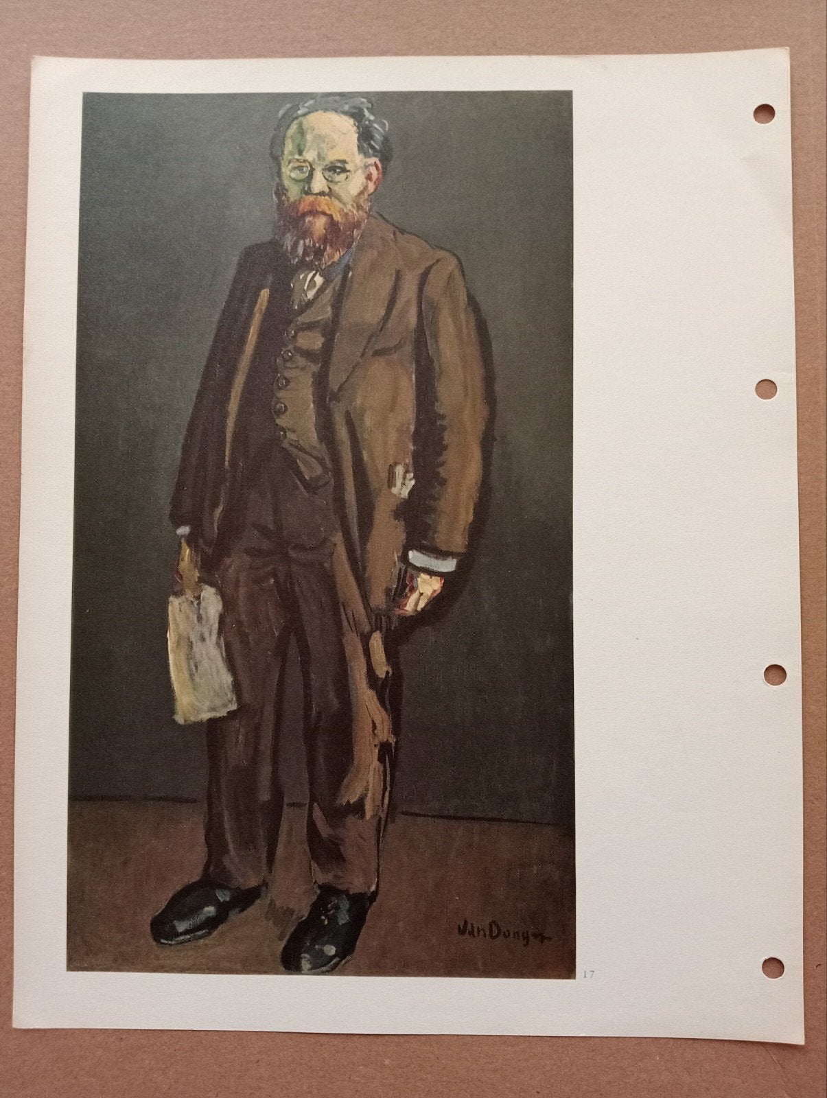 Kees van Dongen print jaren 50-60, Ophalen of Verzenden