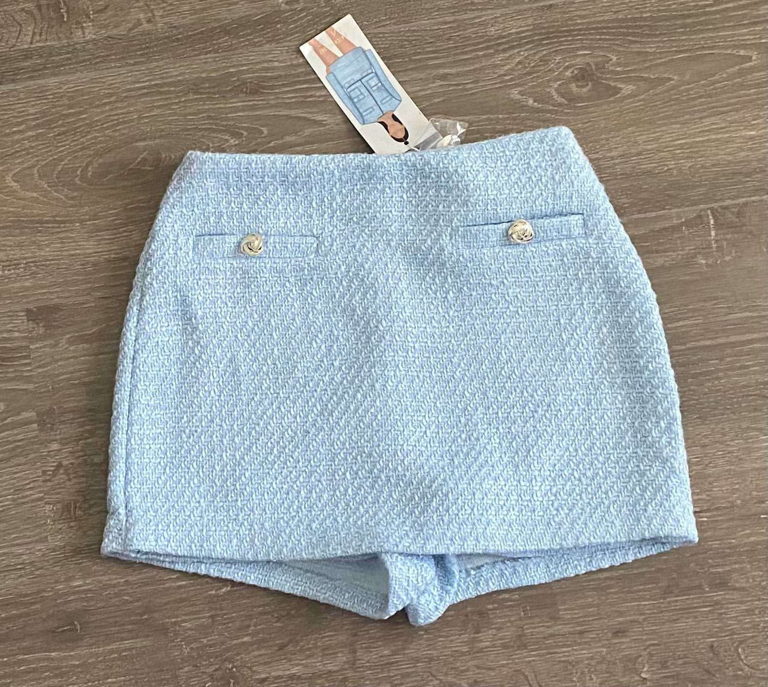 NIEUW Dames skort korte broek / rok maat AMISU maat 32 XXS, Kort, Blauw, Ophalen of Verzenden, Zo goed als nieuw
