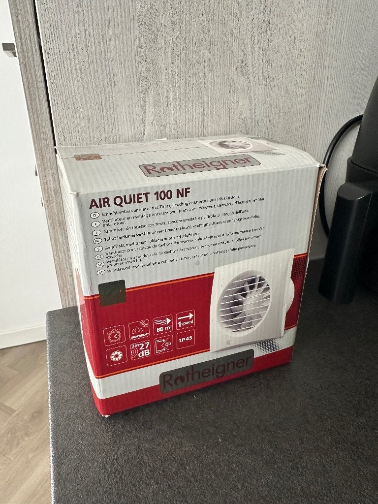 Badkamer ventilatie, Ophalen of Verzenden, Nieuw, Afzuiger