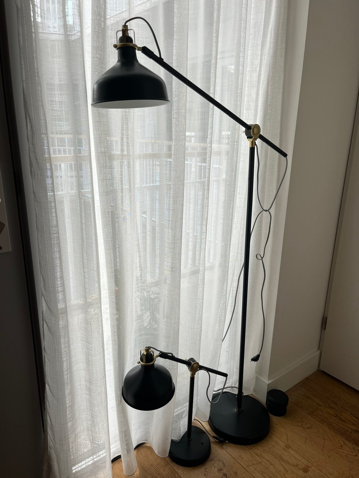 Ikea ranarp lampen staand, Ophalen, Zo goed als nieuw, Minder dan 100 cm