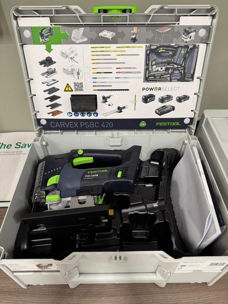 Festool PSBC 420 EB-Basic, Doe-het-zelf en Verbouw, Gereedschap | Zaagmachines, Ophalen, Decoupeerzaag, Nieuw, 30 tot 70 mm