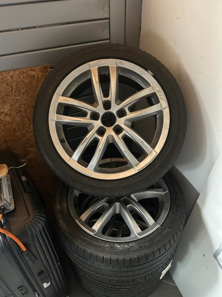 Set van 4 gebruikte banden en velgen, Auto-onderdelen, Banden en Velgen, Ophalen, Gebruikt, Banden en Velgen, 17 inch