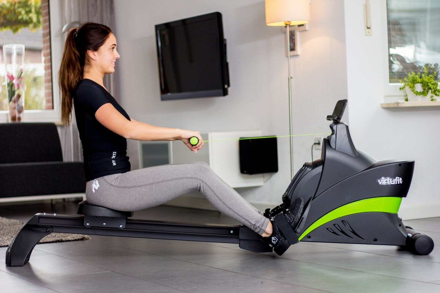 roeimachine roeitrainer Virtufit Semi P.
