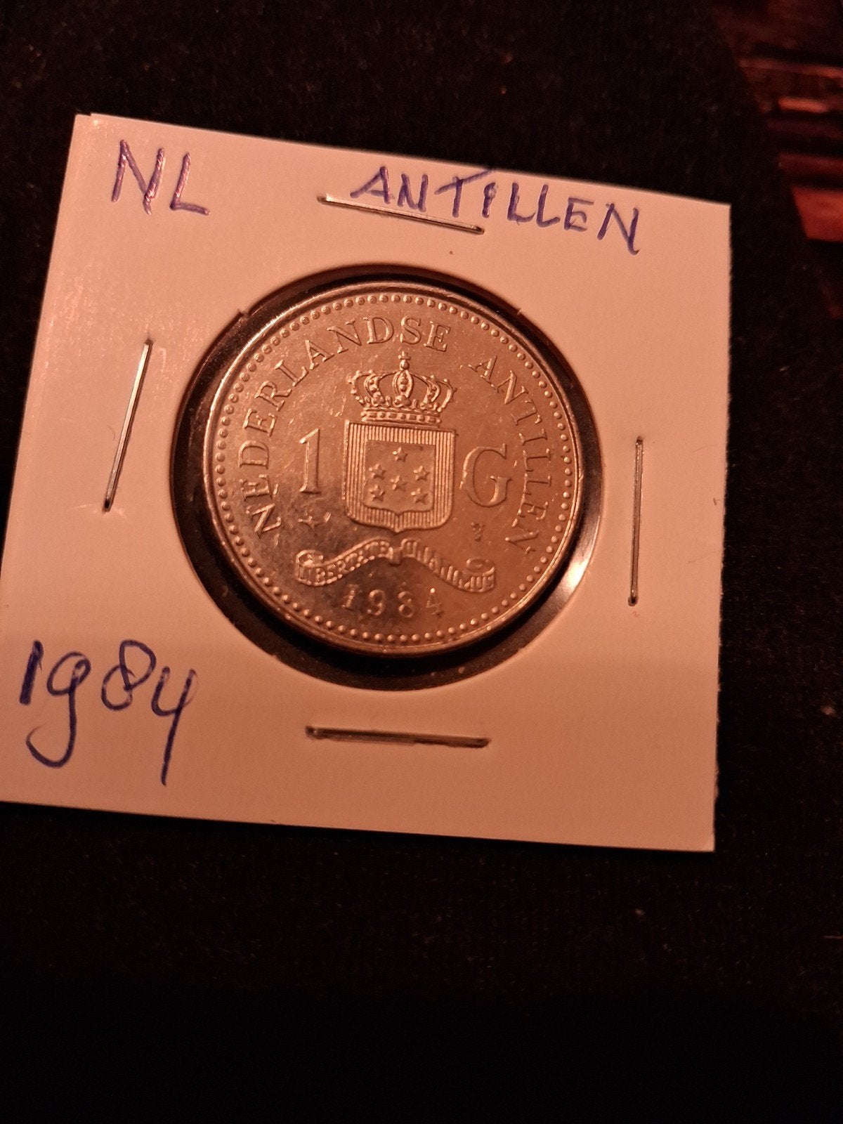 1 Antillen gulden 1984, Ophalen of Verzenden