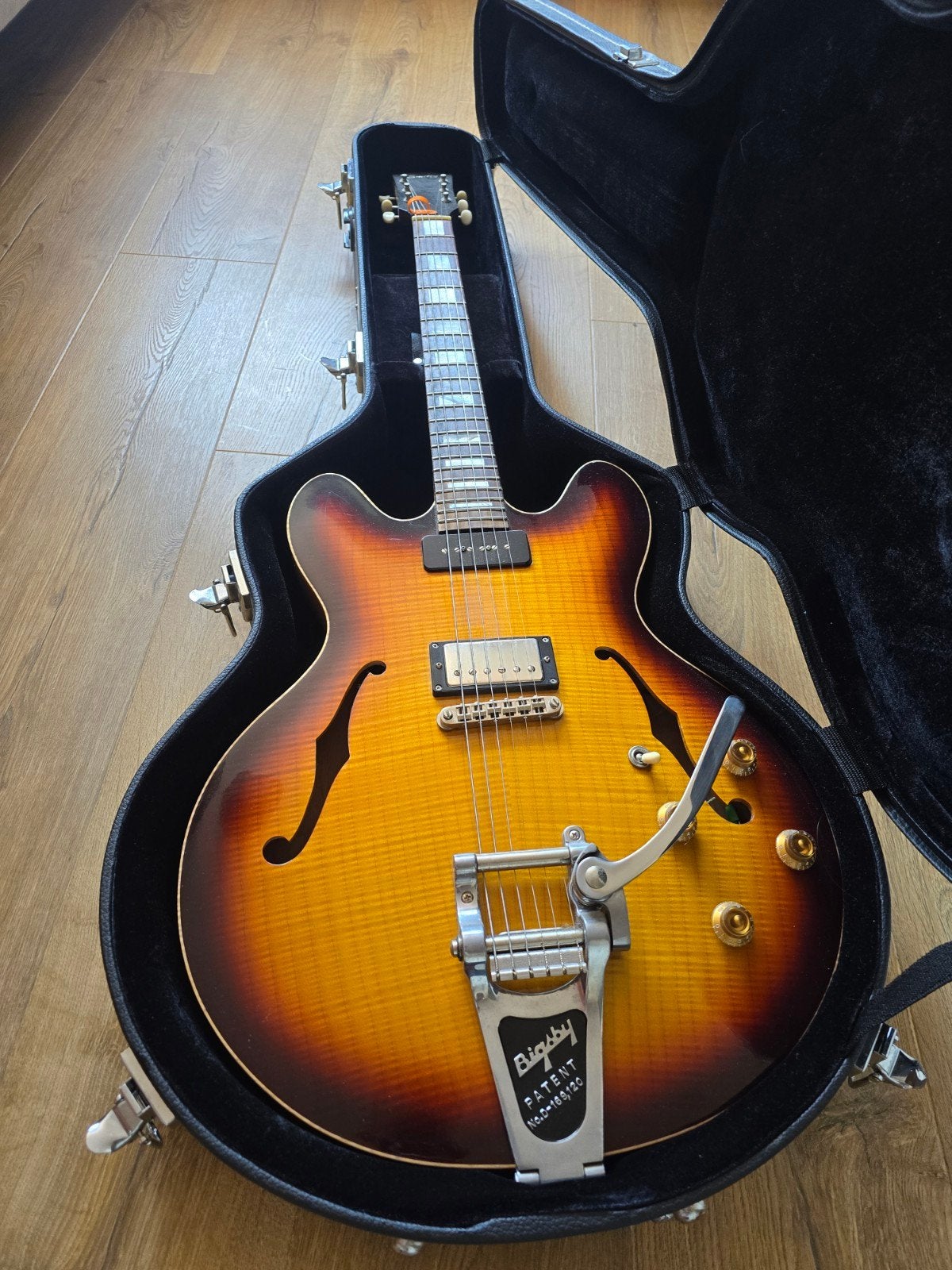 Smitty ES 335, Muziek en Instrumenten, Ophalen of Verzenden, Zo goed als nieuw, Solid body, Overige merken