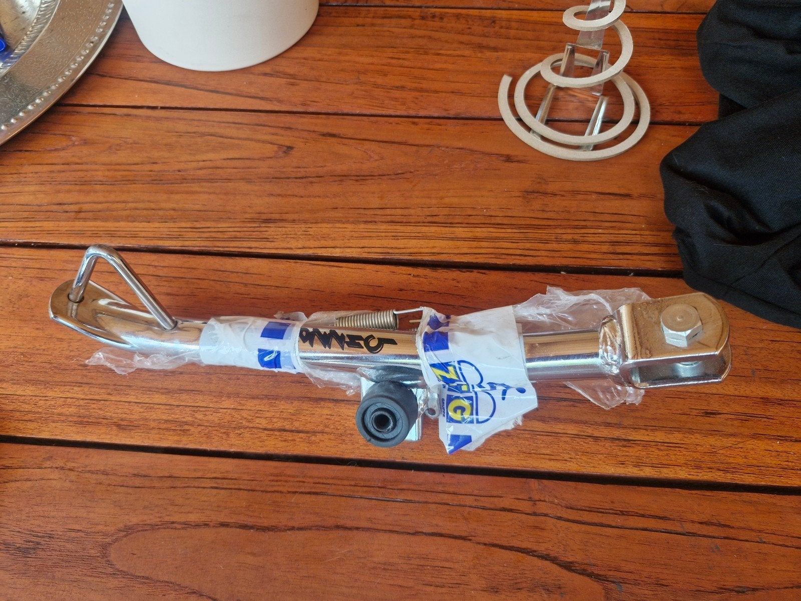 Nieuwe Chroom Zijstandaard Jiffy voor Gilera Runner Buzetti, Ophalen of Verzenden, Nieuw, Overige typen, Overige merken