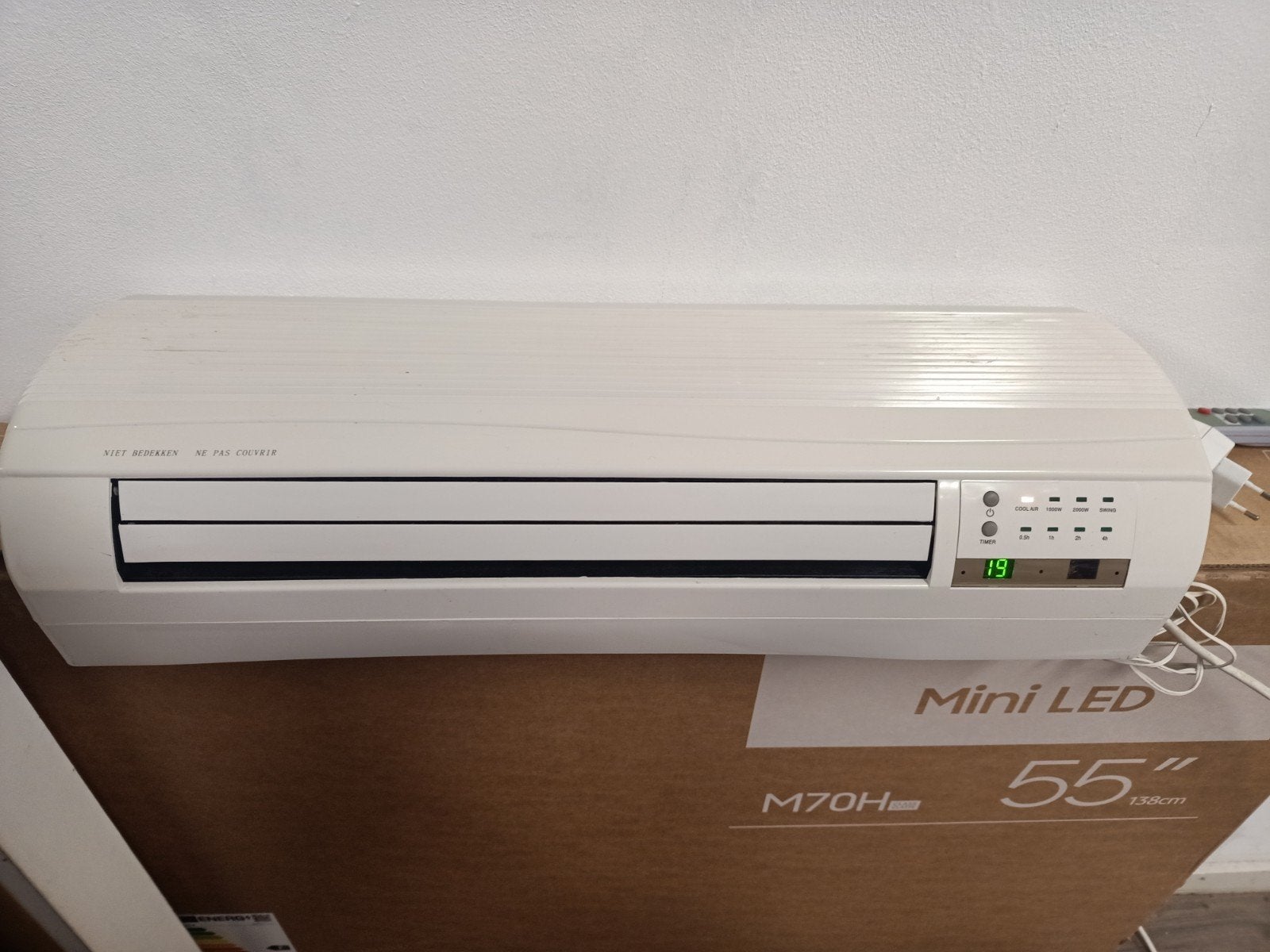 Wandverwarming ventilator en Verwarmen, Ophalen, Gebruikt, Elektrisch, Overige soorten