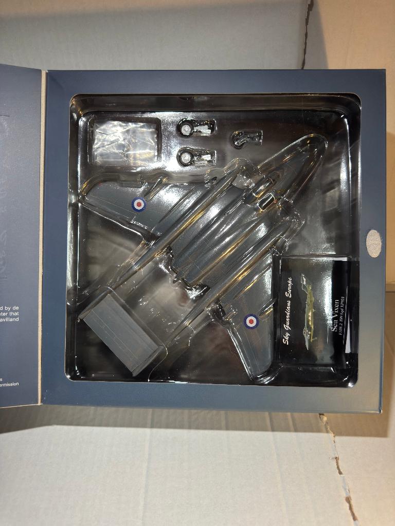 Witty Wings 1:72 Sea Vixen Diecast RN 899 NAS SGE-72-003-001, Ophalen of Verzenden, Zo goed als nieuw, Schaalmodel