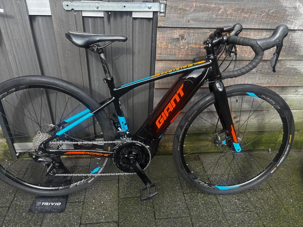 Giant e-road+ elektrische racefiets - 45 km/u - Maat S, Ophalen, ., Zo goed als nieuw, Meer dan 20 versnellingen