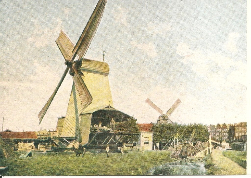 Ansichtkaart Amsterdam 700 Jaar - Molens ca. 1900, Verzamelen, Ansichtkaarten | Nederland, Ophalen of Verzenden, 1960 tot 1980
