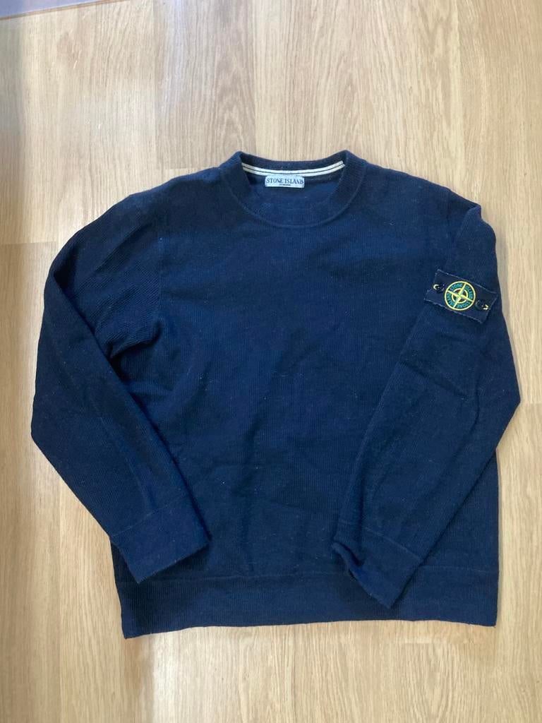 Vintage Stone Island Crewneck Sweater - XXL - Zwart, Maat 52/54 (L), Zwart, Ophalen of Verzenden, Stone Island