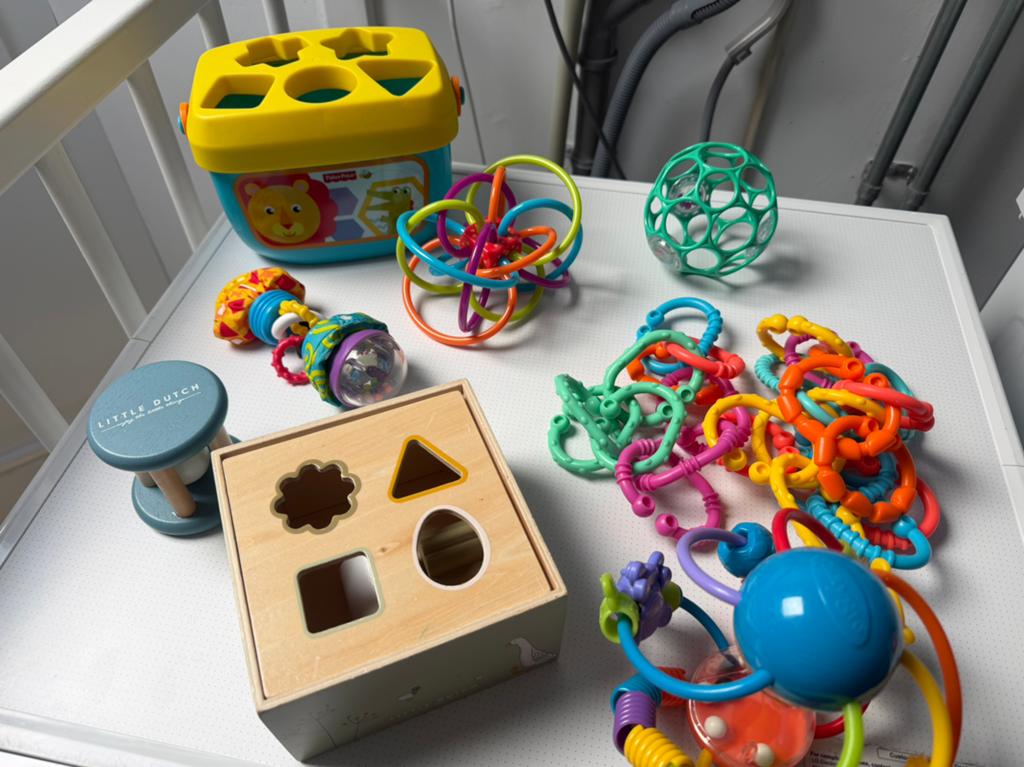 Gratis ophalen - baby speelgoed als set, Ophalen, Gebruikt, Overige typen