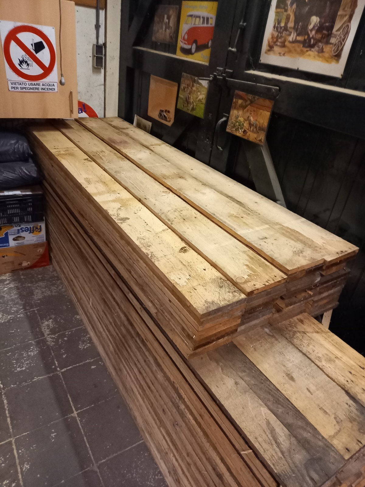 partij nieuwe dikke planken, Ophalen, Minder dan 25 mm, Nieuw, Plank