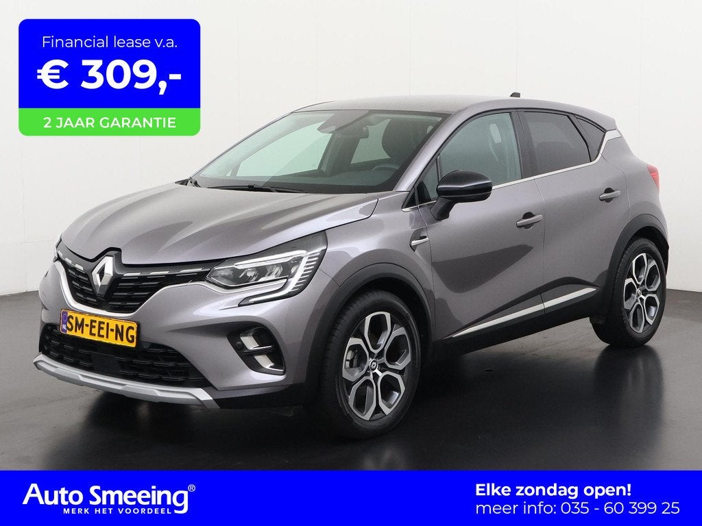 Renault Captur 1.6 E-Tech full hybrid 145 techno | Camera |, Auto's, Renault, 12 maanden, Gebruikt, 4 cilinders, Leder en Stof