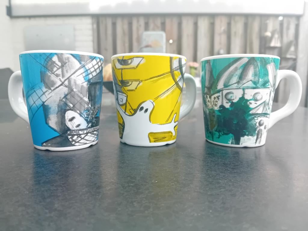 3 X koffie mok / kopje / kop UDEN / NIEUW /jumbo, Jumbo, Ophalen of Verzenden