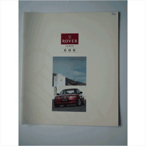 Rover 600 Brochure 1994 #4 Nederlands, Ophalen of Verzenden, Gelezen, Overige merken