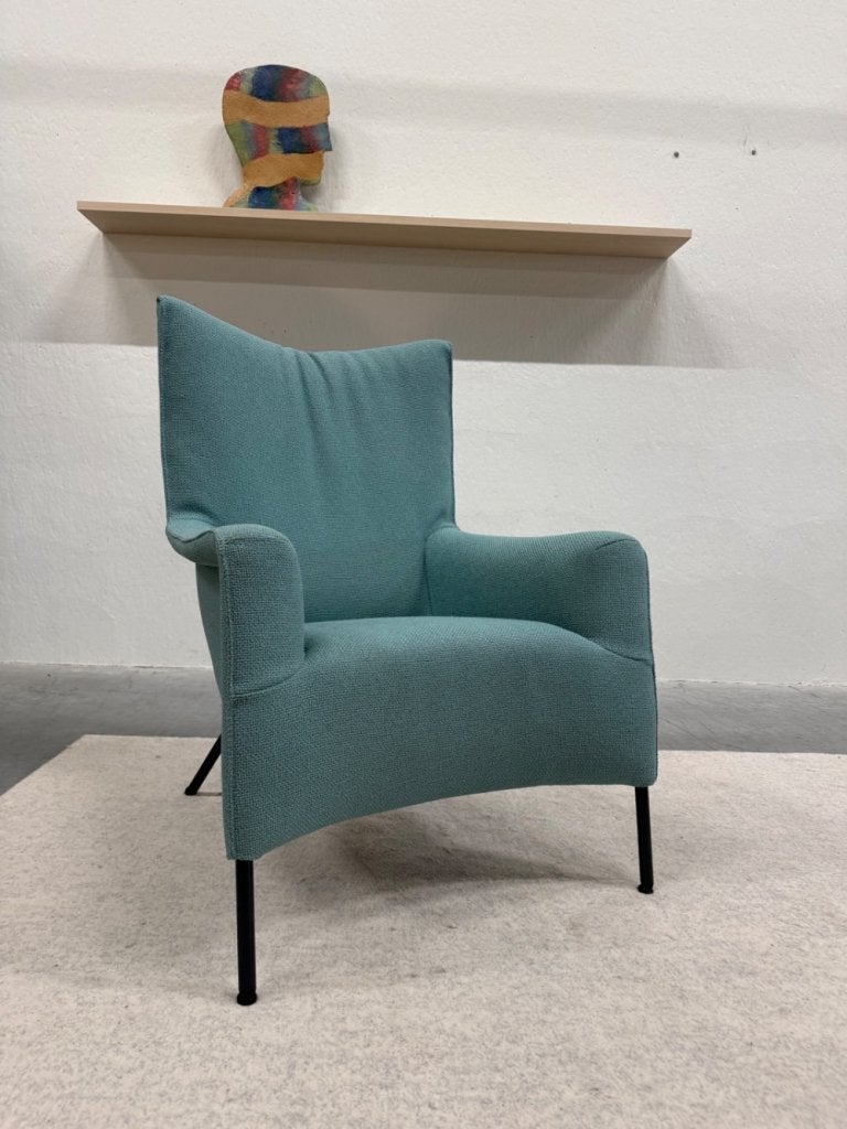 Nieuw Pode Transit Two Fauteuil blauw stof Design Stoel, Leolux, Info@leolux.nl, Nieuw, 75 tot 100 cm