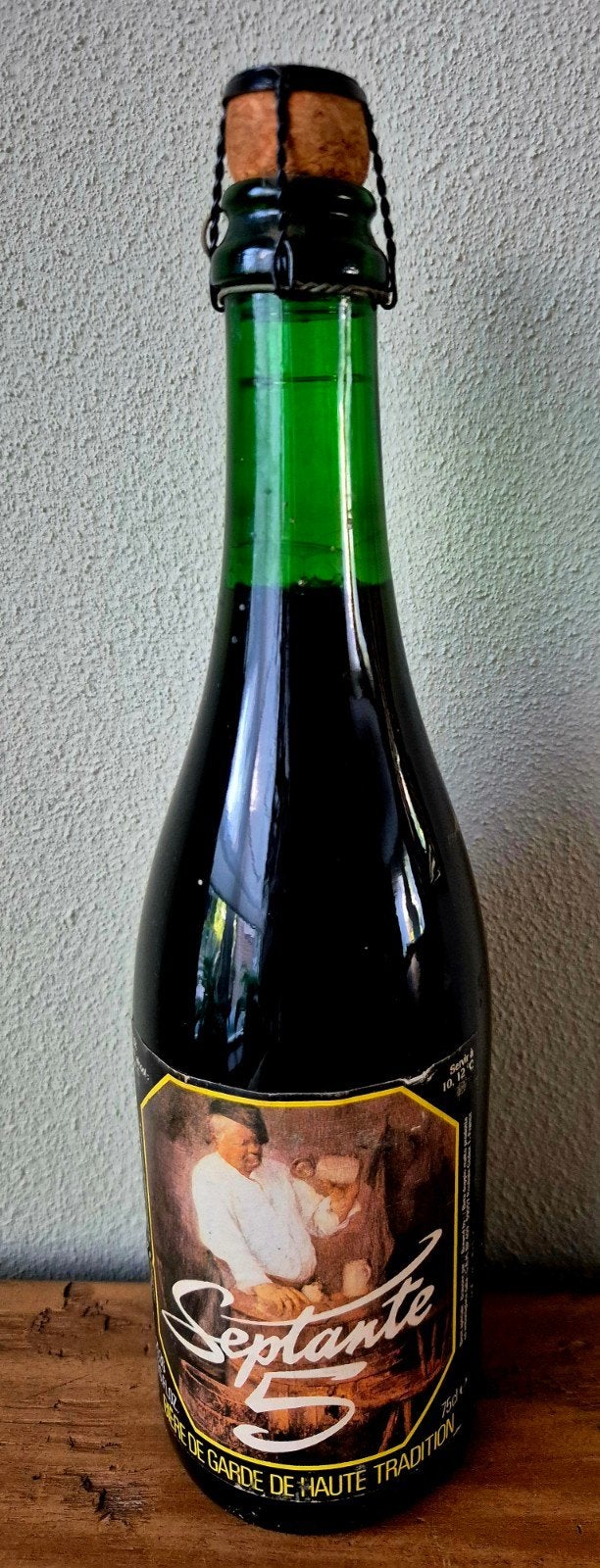 Fles Septante 5 speciaal bier 7,5% G.B.M. Roubaix Noord-Fr., Verzamelen, Ophalen of Verzenden, Zo goed als nieuw, Flesje(s), Overige merken