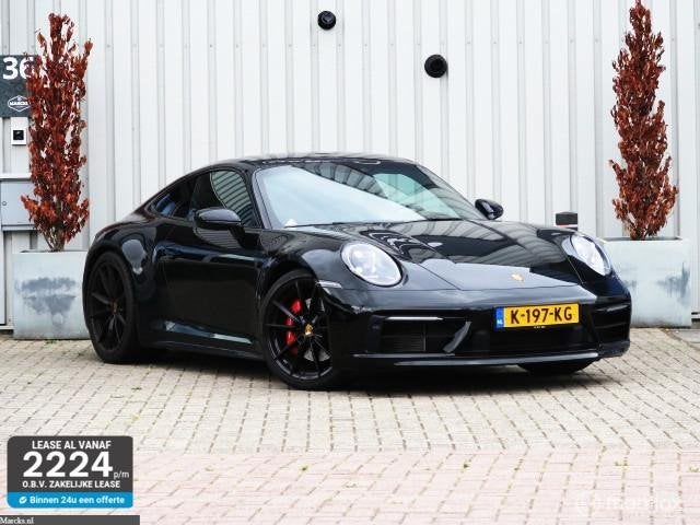 Porsche 911 3.0 Carrera 4 S Zwart *Sport Chrono* Top Staat *, Auto's, Automaat, Gebruikt, Euro 6, 4 stoelen