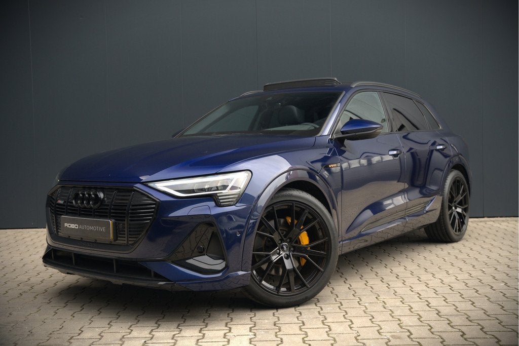Audi e-tron e-tron 50 quattro Launch edition Black 71 kWh S-, Automaat, Blauw, Origineel Nederlands, Vierwielaandrijving
