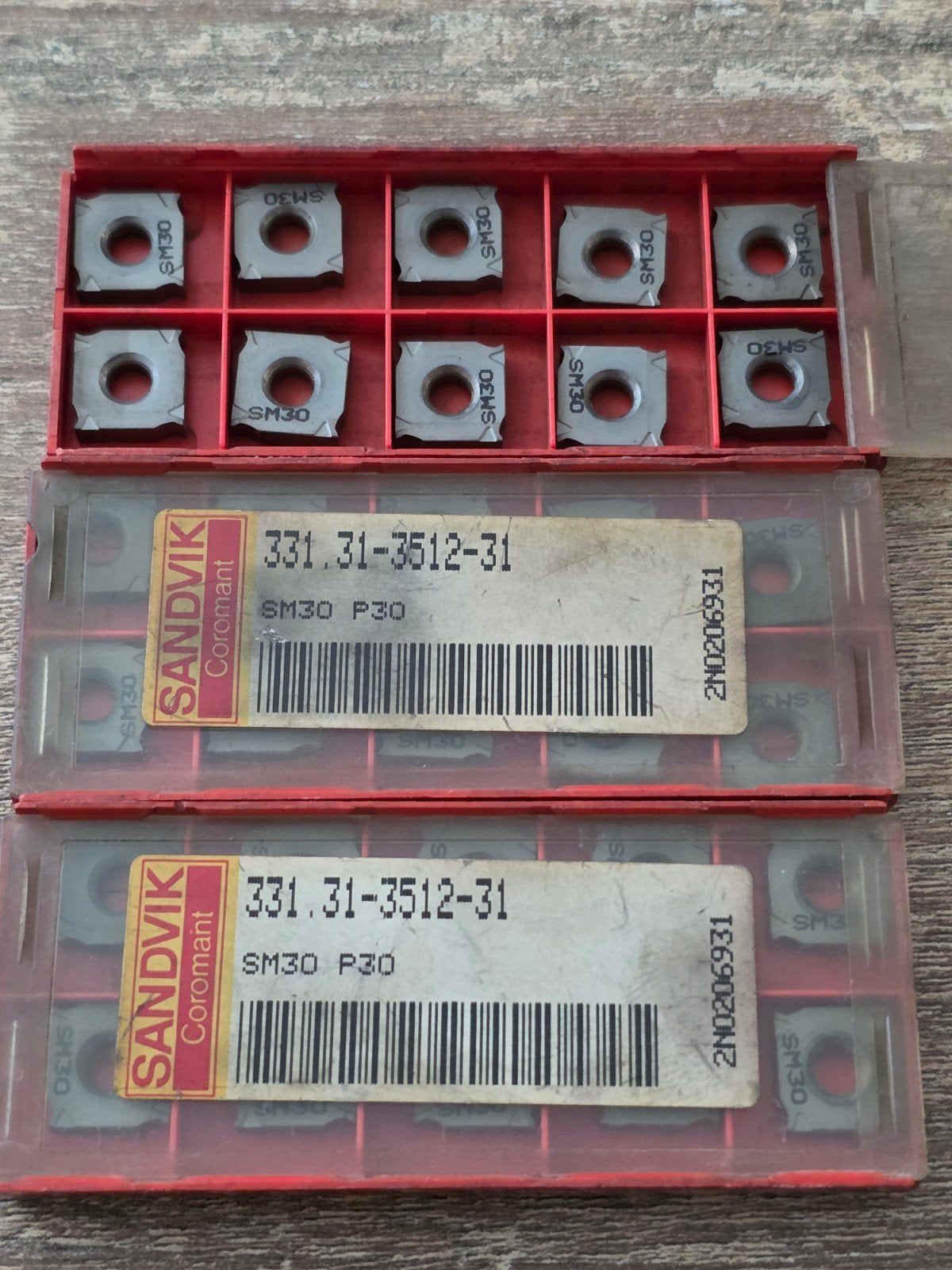 Sandvik coromant 331.31-3512-31 Sm30 wisselplaten, Ophalen of Verzenden, Nieuw