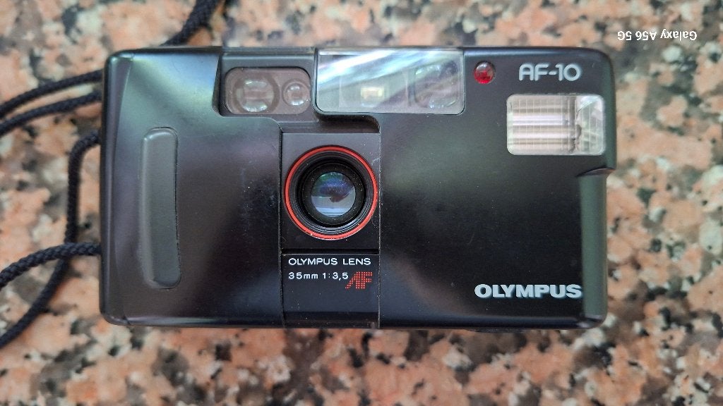 foto - compact camera Olympus AF-10, analoog, Gebruikt, 2 megapixels, Ophalen of Verzenden, Olympus