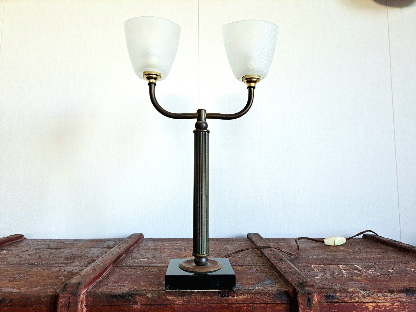 Prachtige antieke Art Deco tafellamp, Antiek en Kunst, Ophalen of Verzenden