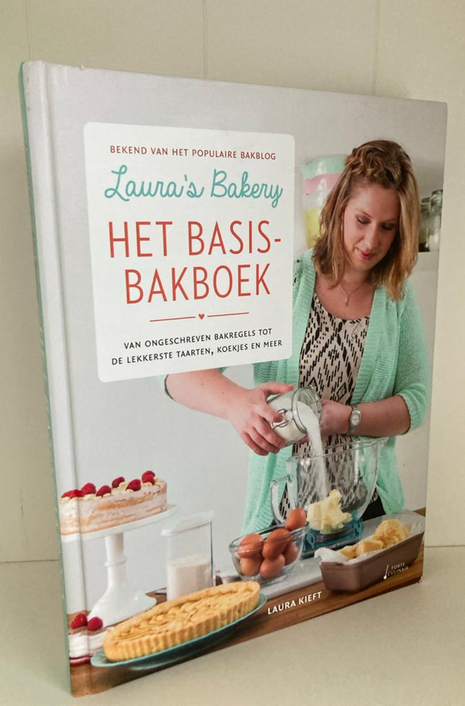 Laura's Bakery - Het Basis Bakboek - harde kaft, Boeken, Kookboeken, Zo goed als nieuw, Taart, Gebak en Desserts, Nederland en België