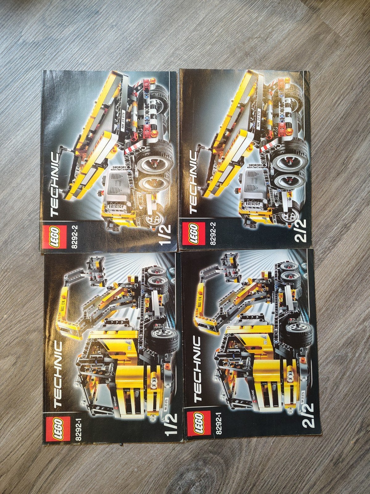 LEGO Technic 8292 en 8292-2 onderdelen met boekjes, Ophalen of Verzenden