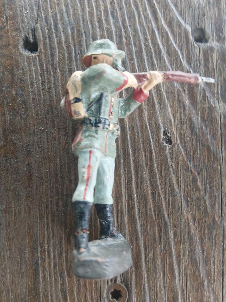 Duitse soldaat figuur, Elastolin Germany, Ophalen