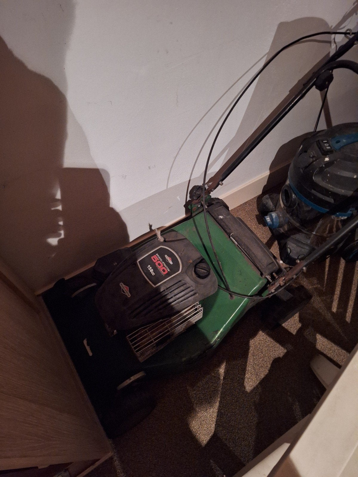Briggs & Stratton grasmaaier met extra motorblok, Ophalen, Gebruikt, Benzine-grasmaaier, Briggs & Stratton