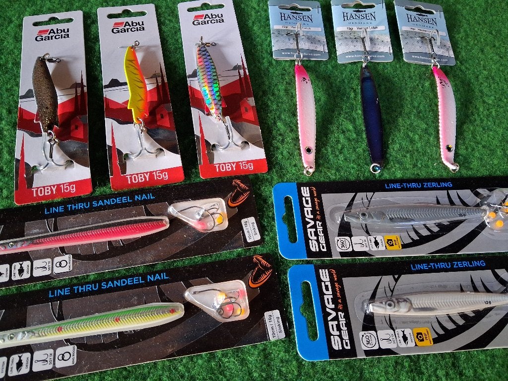 Setje kunstaas voor Zeeforel/Zeebaars.....Nieuw!, Tinstraat, Overige typen, Nieuw, Ophalen of Verzenden
