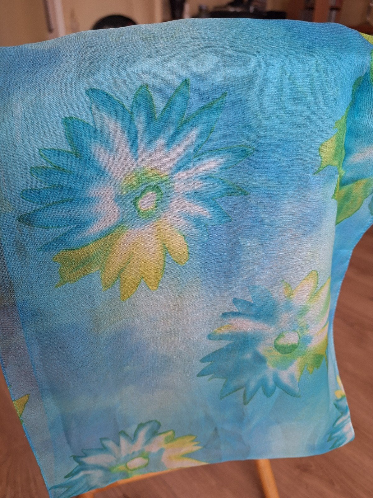 Chique zomerse dames sjaal, Ophalen of Verzenden, Zo goed als nieuw, Sjaal