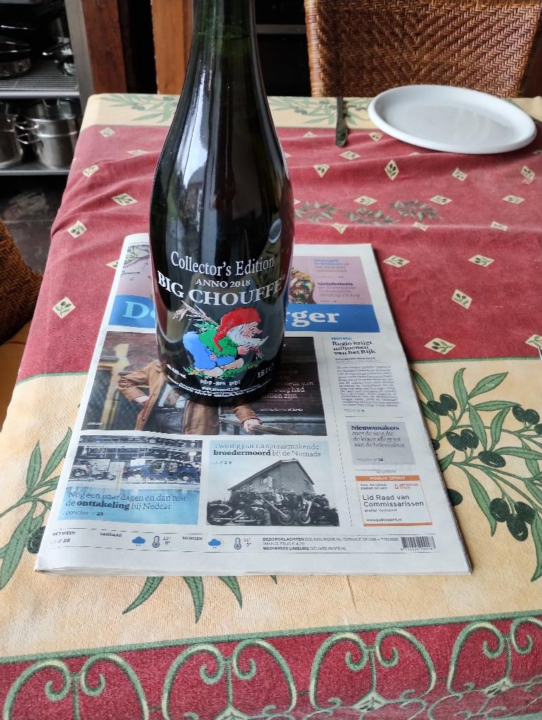 Collector's Edition anno 2018 Big Chouffe, Verzamelen, Biermerken, Ophalen of Verzenden, Nieuw, Flesje(s), Overige merken