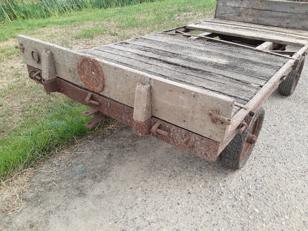 Platte wagen kar aanhanger hooi carnaval, 100 liter of meer, Ophalen, Gebruikt, Transportkar