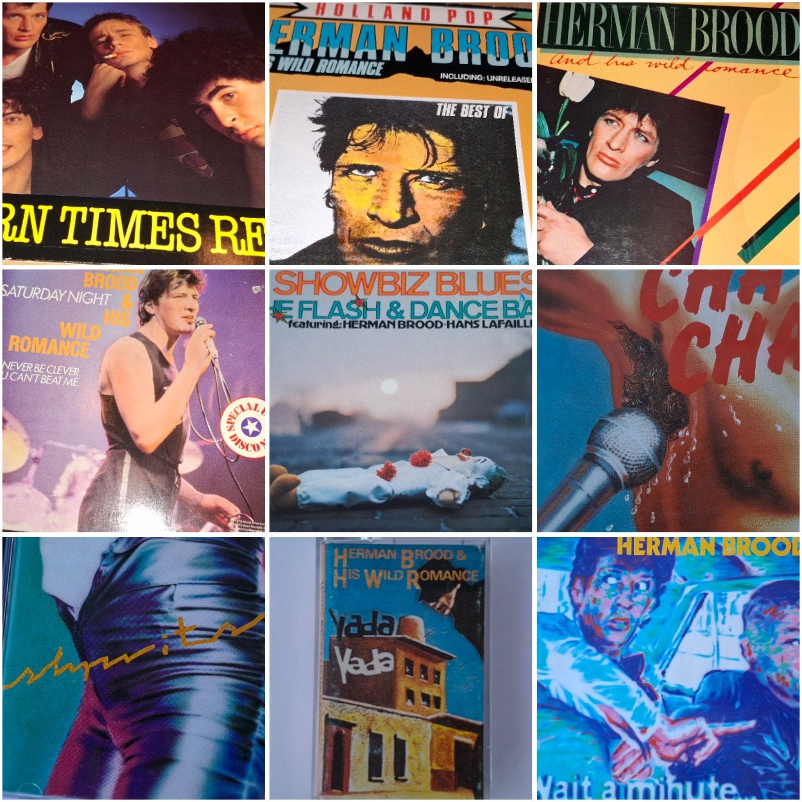 Herman Brood muziek collectie, Ophalen of Verzenden