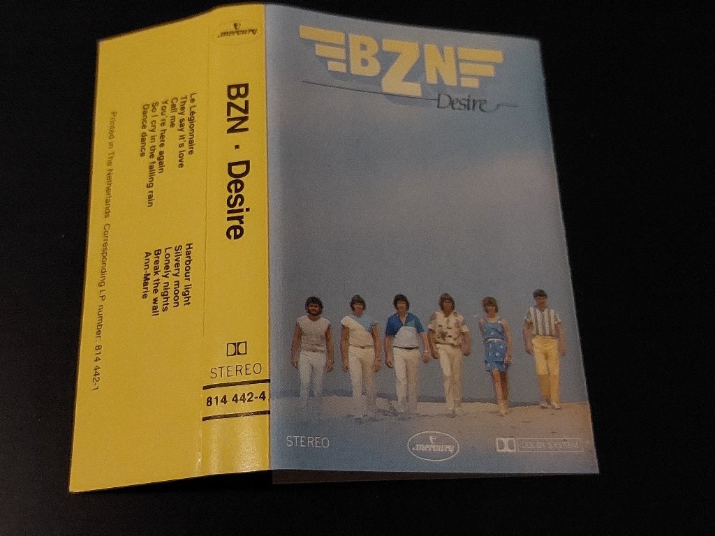 BZN - DESIRE (MC), Cd's en Dvd's, Cassettebandjes, 1 bandje, Ophalen of Verzenden, Zo goed als nieuw, Origineel